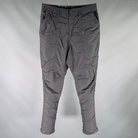 NONNATIVE Size M Grey Nylon Drop Crotch Casual Pants