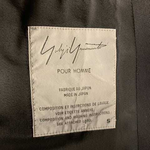 YOHJI YAMAMOTO AW1993 Chest Size S Black White HP-J86-881 Stripe Wool Sport Coat