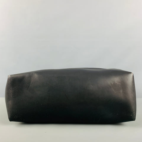 JACK SPADE Brown Black Two Tone Leather Tote Bags