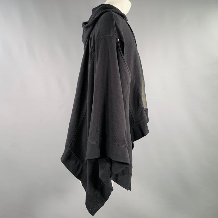 ALEXANDER WANG Size S Black Mixed Fabrics Cotton Blend Sleeveless Jacket