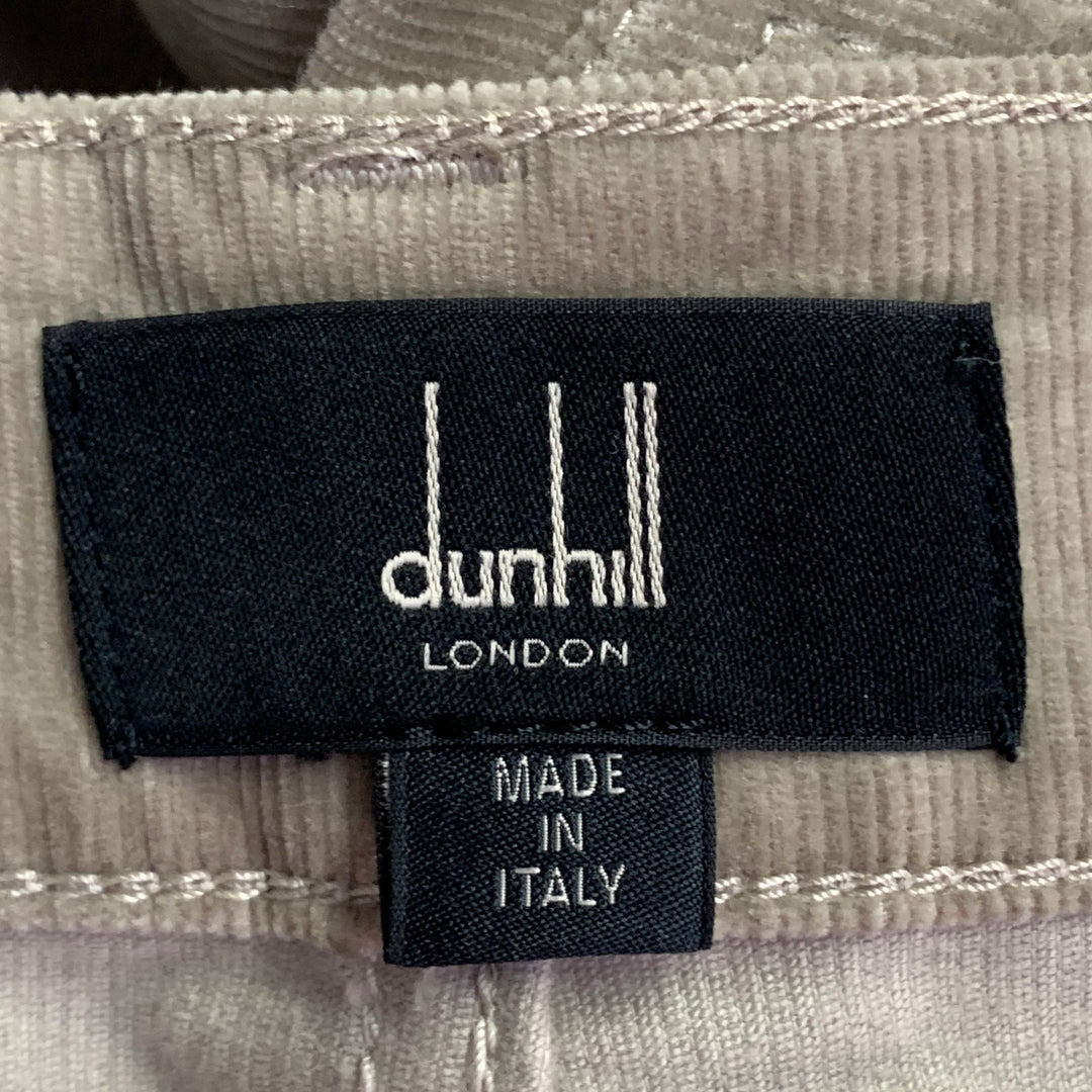 DUNHILL Size 38 Beige Corduroy Cotton Blend Straight Jean Cut Casual Pants