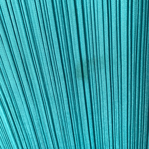 PLEATS PLEASE by ISSEY MIYAKE Size 2 Teal Polyester Pleated Knee Length Dress