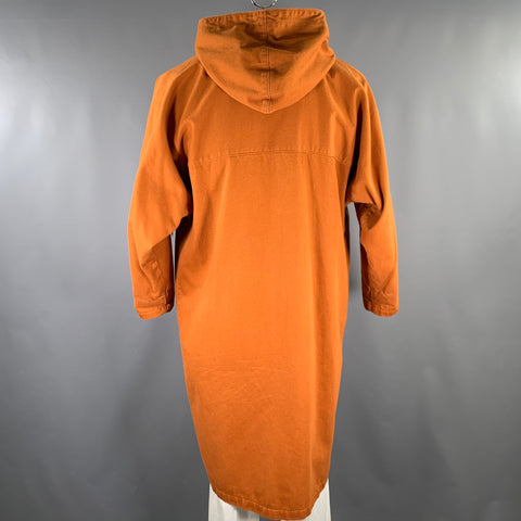 LEVI Size M Rust Cotton Parka Coat