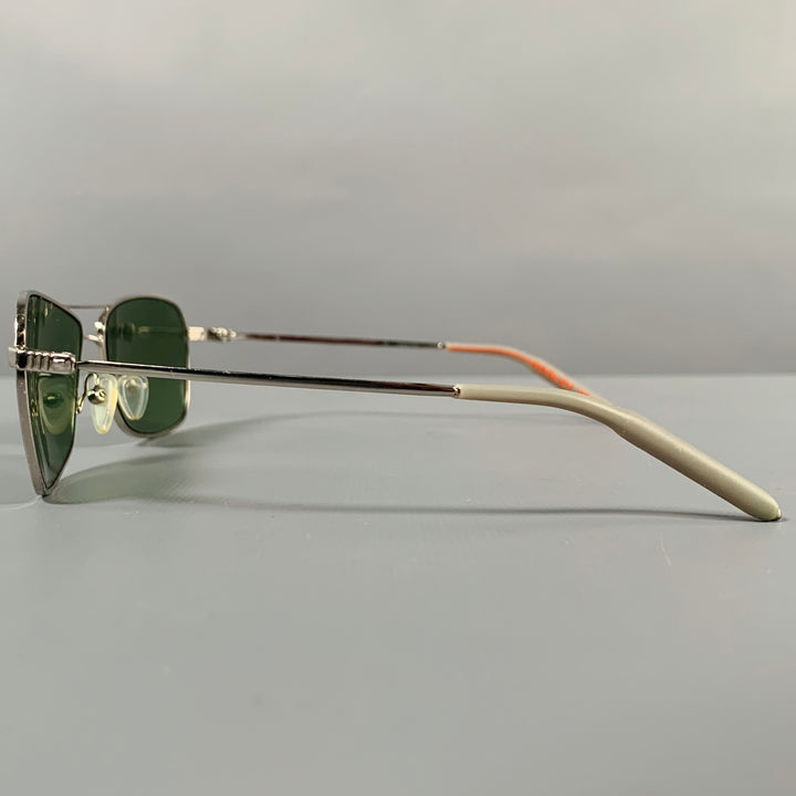MOSLEY TRIBES -Aviatrix- Silver Metal Polarized Sunglasses
