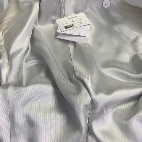 HELMUT LANG PE24 Costume en laine noire à revers crantés et ceinture de sécurité Taille 42