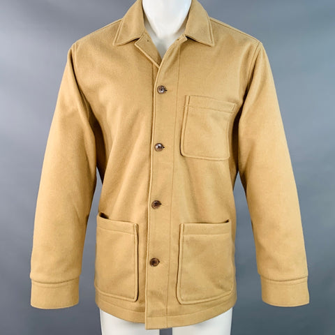 LEVI STRAUSS Size M Tan Wool Button Up Chore Coat