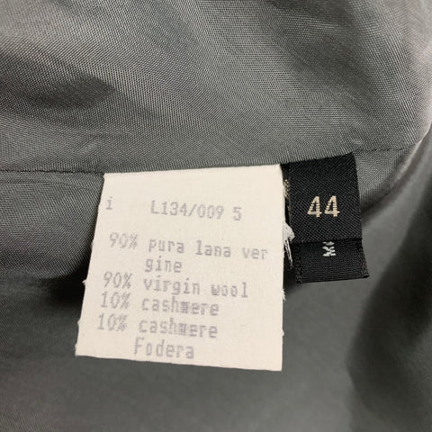 RICHARD TYLER Size 8 Grey Heather Virgin Wool Cashmere Heather Sleeveless Dress