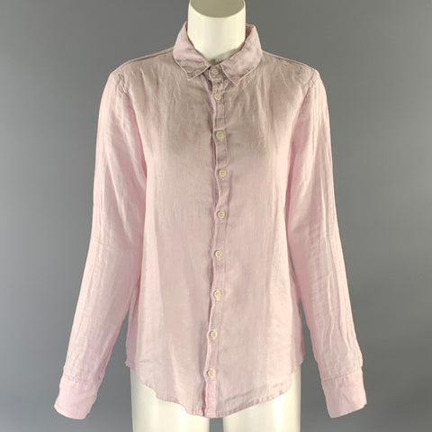 CP SHADES Size S Purple Lavender Linen Shirt