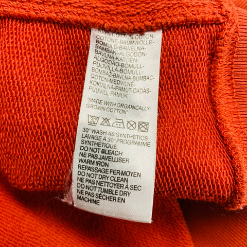 PS by PAUL SMITH Size M Orange Cotton Zip Up Sweatshirt