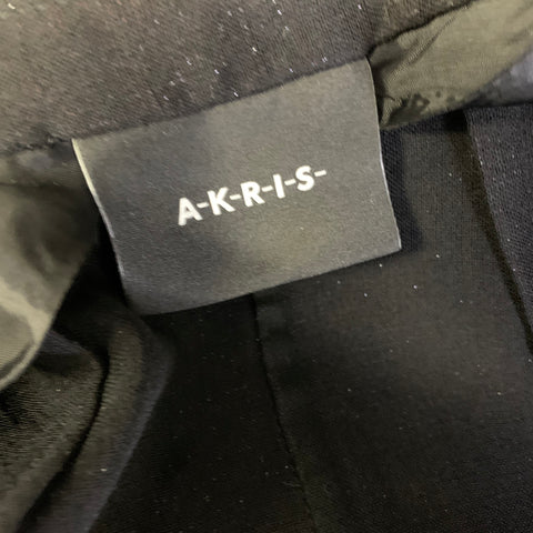 AKRIS Size 12 Black Glitter Wool  Polyester Sparkly Jacket