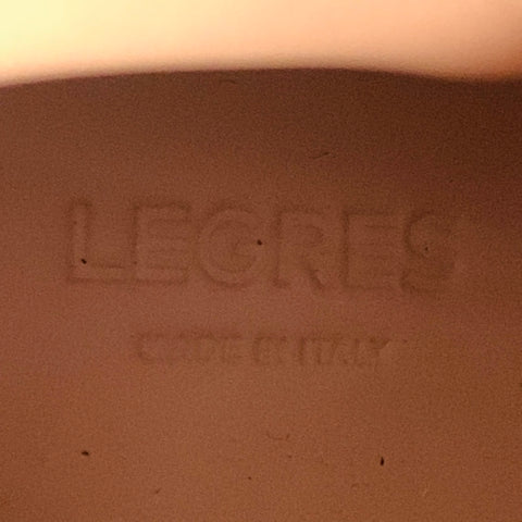LEGRES Size 8 Black Leather Lace-Up Zipper Boots