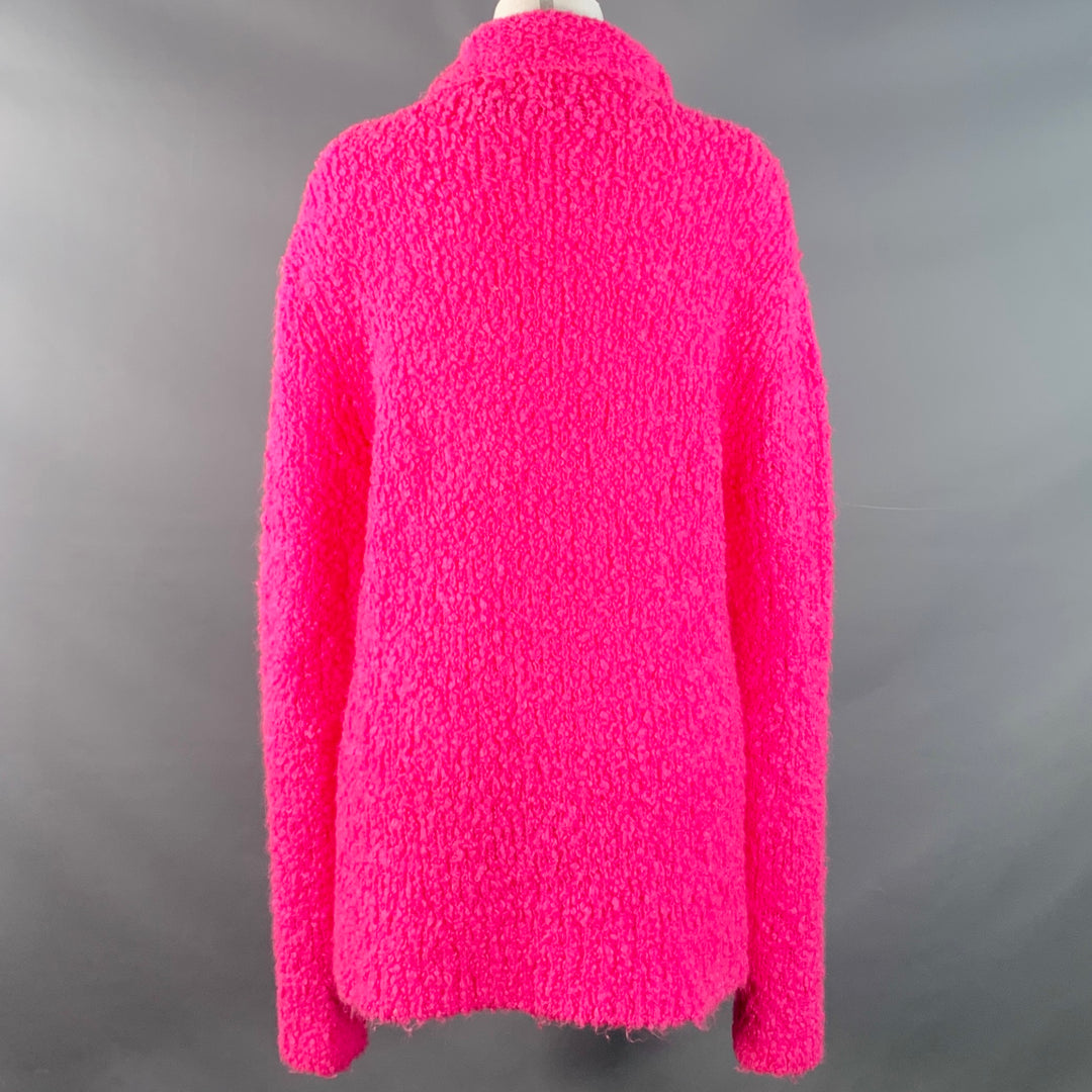SIES MARJAN Size S Pink Acrylic Blend Knit Turtleneck Pullover