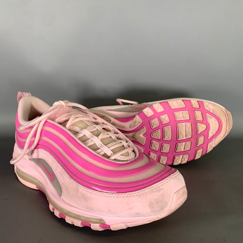 NIKE Size 9.5 Pink Nylon Lace Up Sneakers