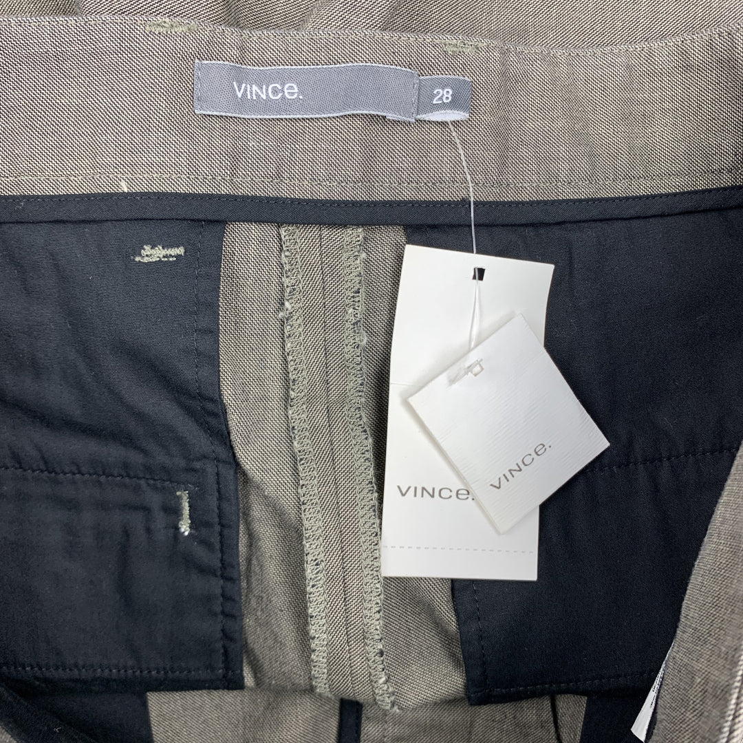 VINCE Size 28 Slate Cotton Zip Fly Shorts