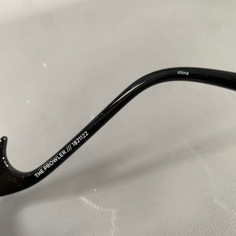 ADAM SELMAN Black Acetate Sunglasses