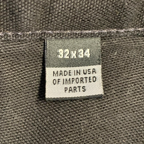 CARHARTT Size 32 Black Cotton Worker Jeans