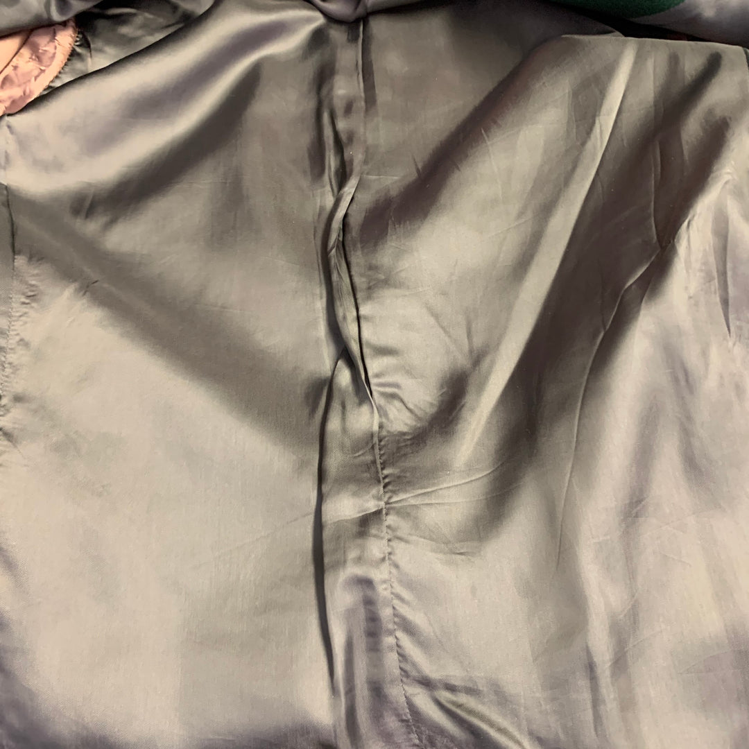 PAUL SMITH Size 38 Forest Green Wool Cashmere Peak Lapel Coat
