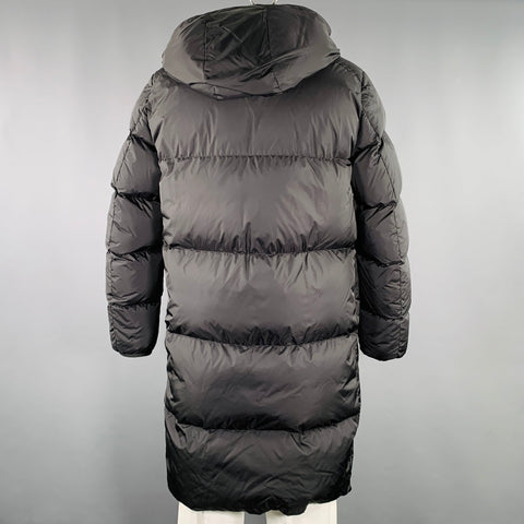 MONCLER Size XL Templon Giubotto Black Polyamide Padded Coat