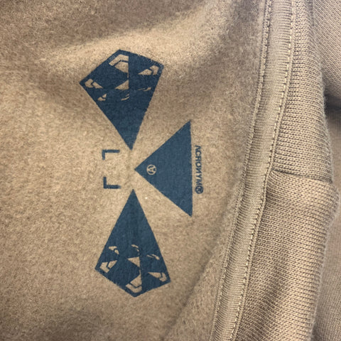 ACRONYM x GmbH Size L Tan Cotton Double Front Panel S26- PR Popover Hoodie