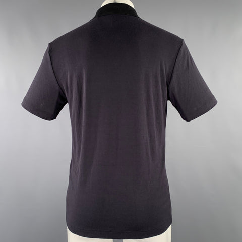 THEORY Size M Black Modal Blend Polo