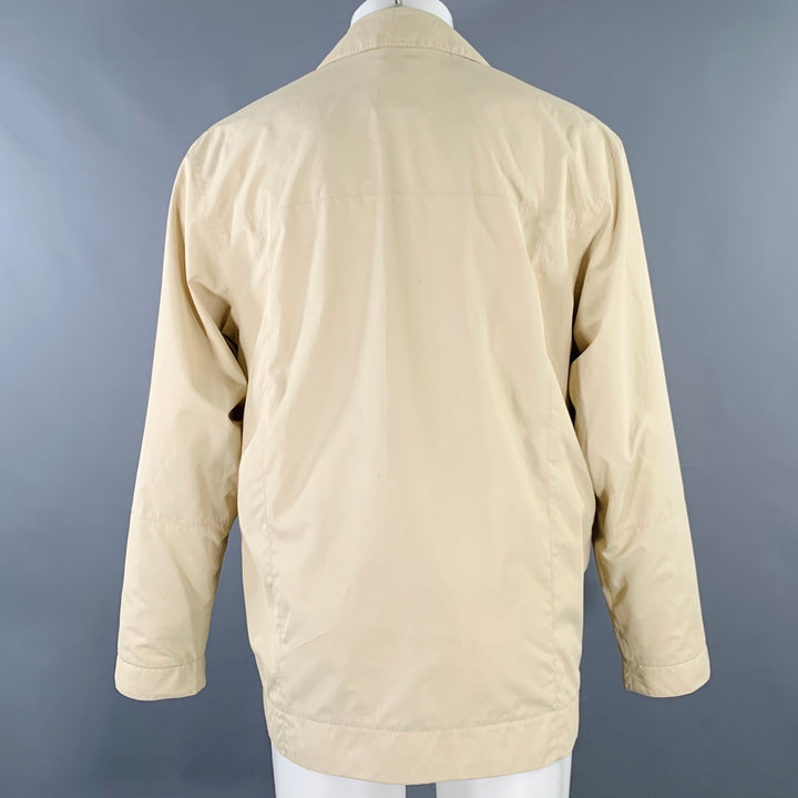 PAUL & SHARK Size M Typhoon 20000 Cream Zip Coat