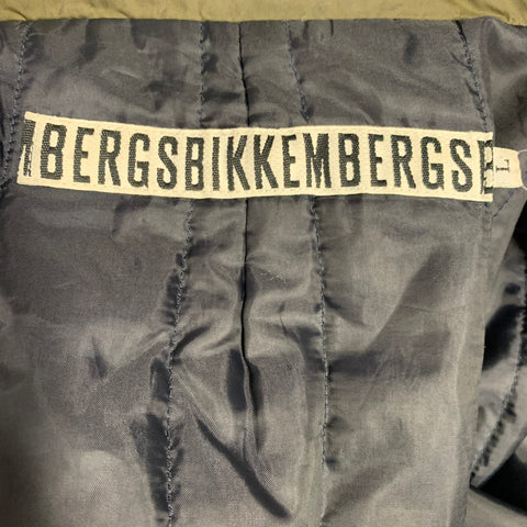 DIRK BIKKEMBERGS Taille L Veste en mélange de polyester vert olive