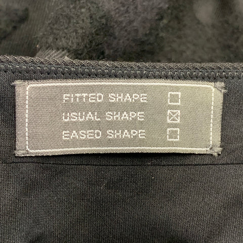 MAISON MARTIN MARGIELA Size 28 Black Twill Wool Flames Flat Front Dress Pants