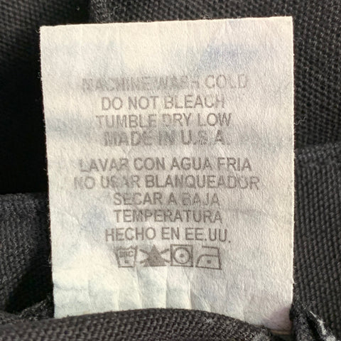 CLOAK Size 30 Black Cotton Skinny Zip Fly Jeans