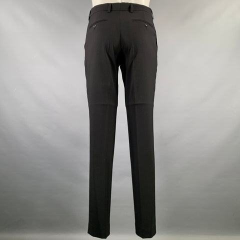 FILIPPA K Tailleur en polyester noir à revers crantés, taille 36
