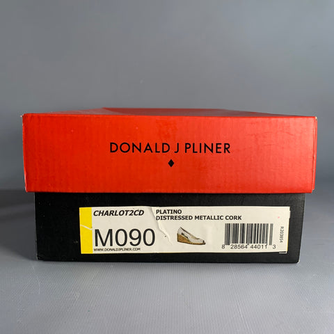 DONALD J PLINER Size 9 Gold Natural Espadrille Pumps