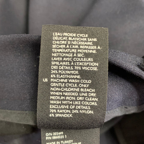 COS Size 30 Navy Rayon Blend Zip Fly Casual Pants