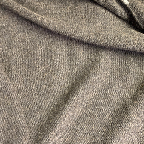 JOHN VARVATOS Size M Brown Heather Wool Camel Hooded Zip Up Sweater