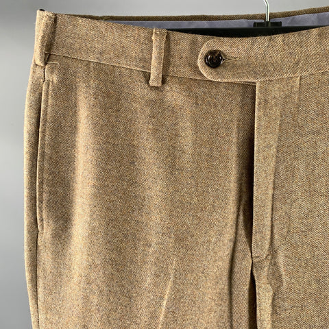 SID MASHBURN Size 34 Brown Heather Straight Dress Pants
