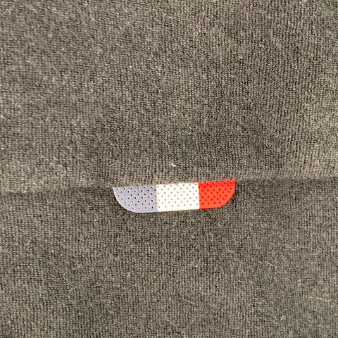 MONCLER Size L Black Terrycloth Cotton Hooded Sweatshirt
