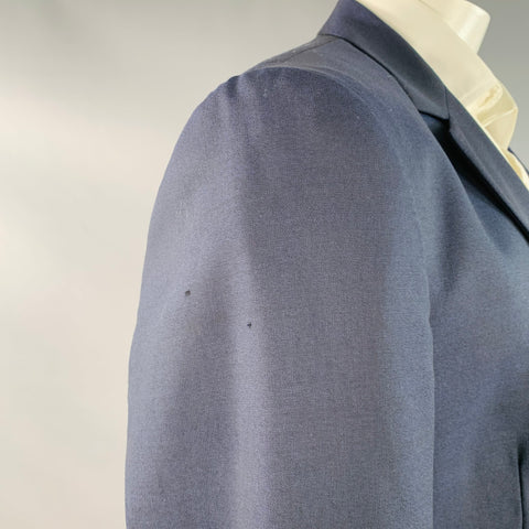 AMI by ALEXANDRE MATTIUSSI Size 44 Navy Wool Notch Lapel Sport Coat