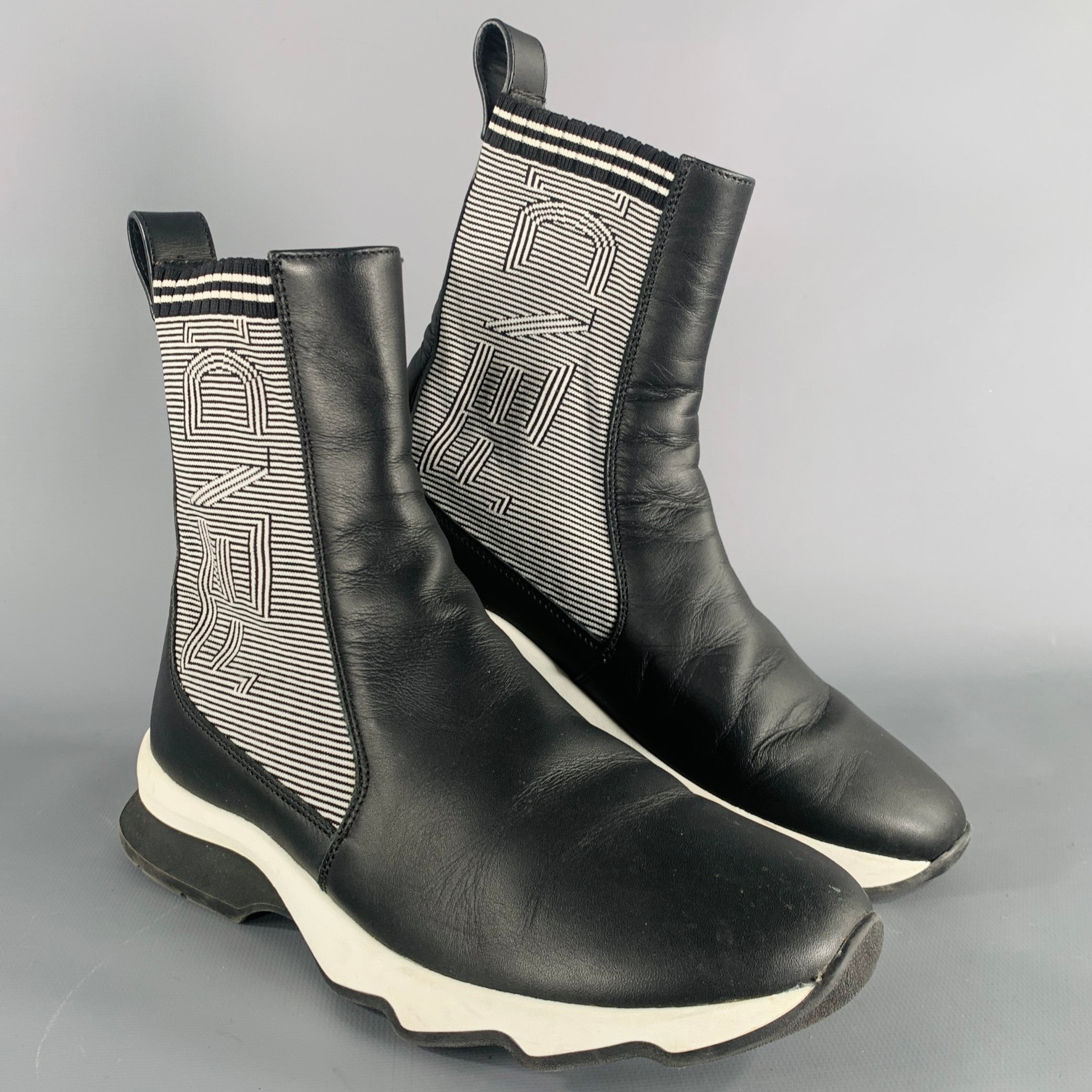 Fendi knit boots online