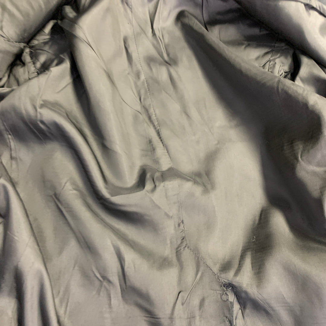 SAKS FIFTH AVENUE Size 40 Long Black Wool Peak Lapel Tuxedo