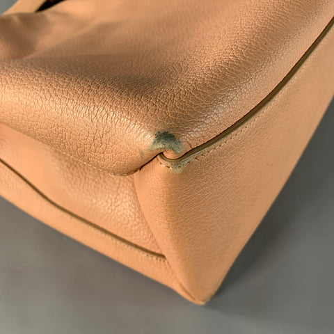 Sac cabas en cuir grainé rose poudré MULBERRY
