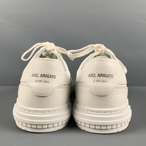 AXEL ARIGATO Size 12 White Solid Leather Lace Up Sneakers
