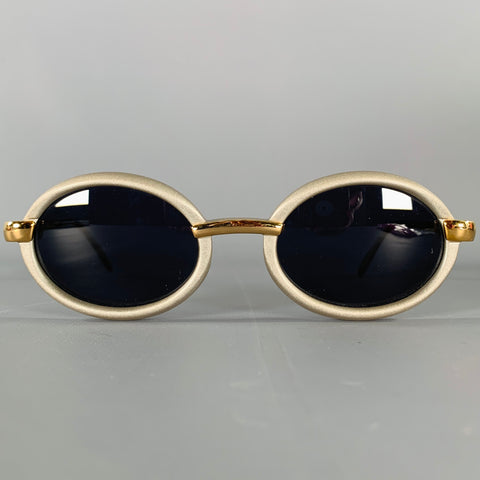 NINA RICCI -3076- Grey Gold Acetate Metal Sunglasses