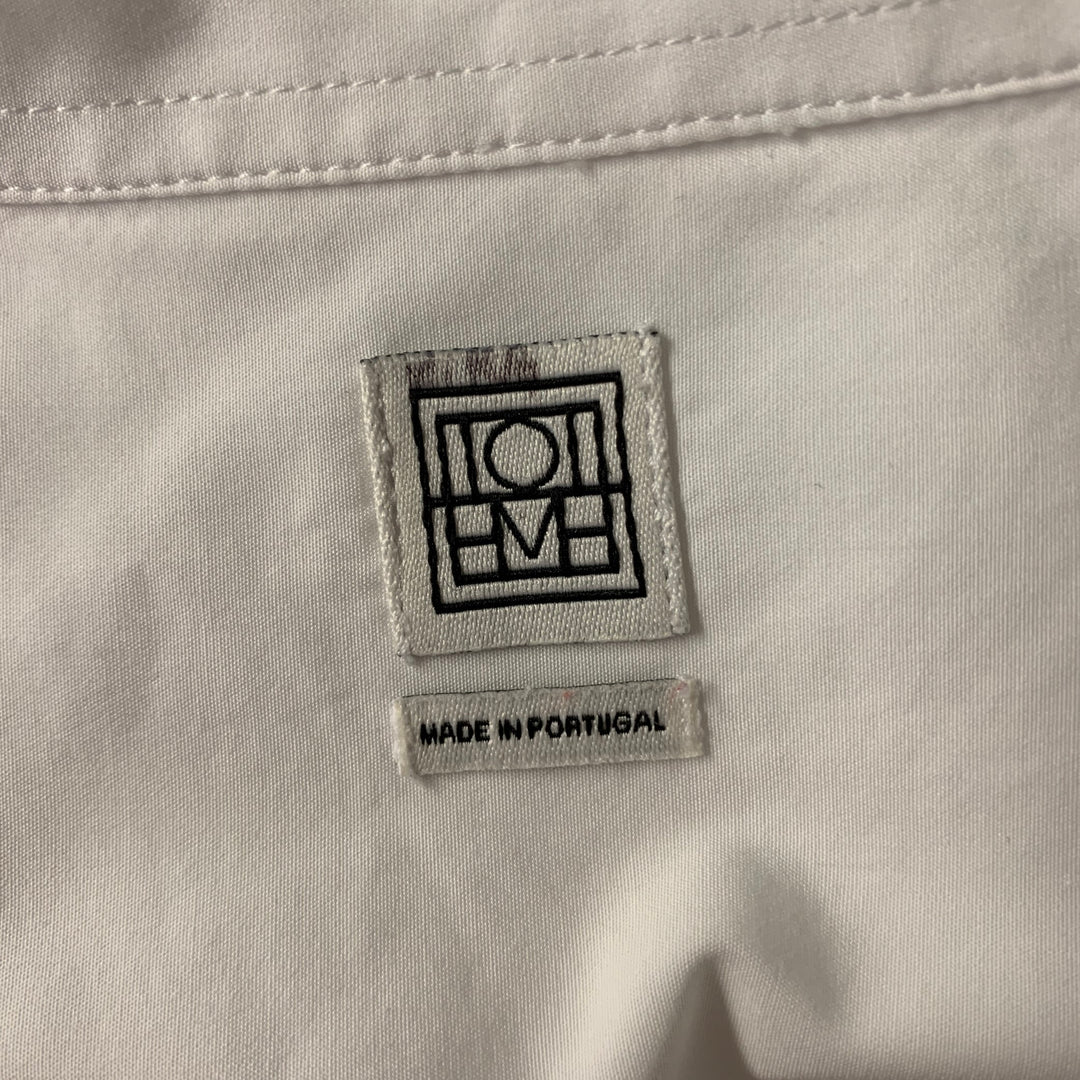 TOTEME Size 10 White Cotton Shirt