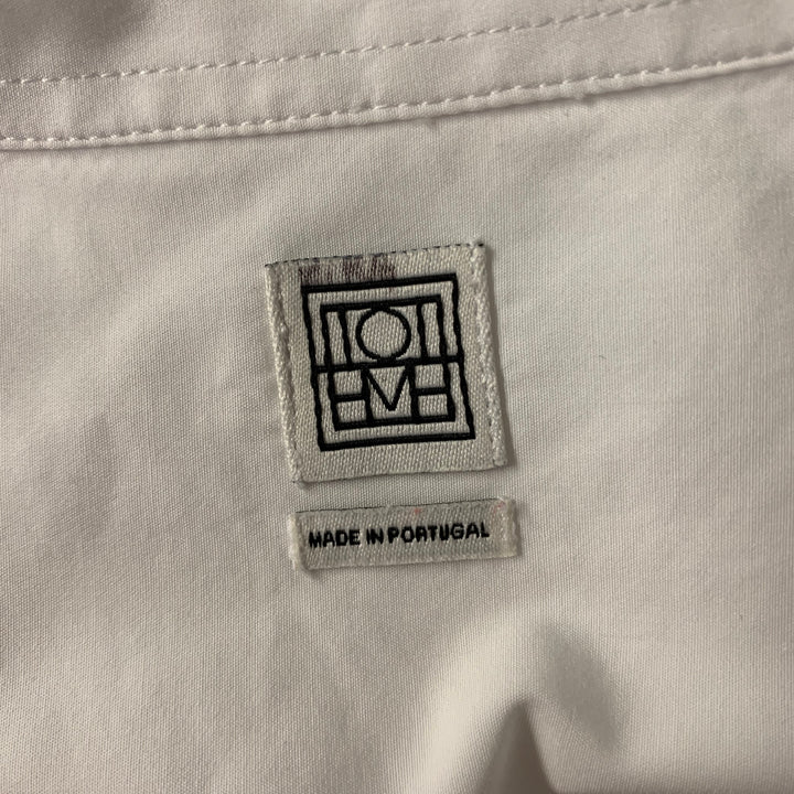 TOTEME Size 10 White Cotton Shirt