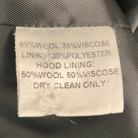 JACK LONDON Taille 40 Manteau à capuche en laine mélangée grise