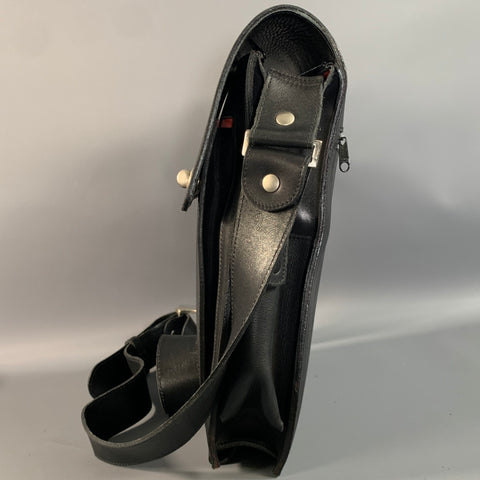 HESTER VAN EEGHEN Black Leather Cross Body Bags