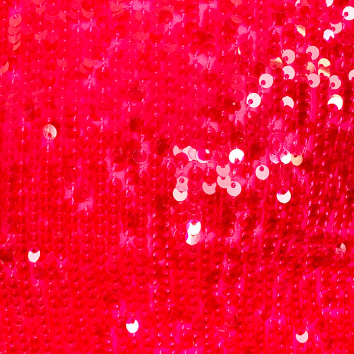 DRIES VAN NOTEN Size M Fuchsia Pink Sequined Viscose Hidden Buttons Long Sleeve Shirt
