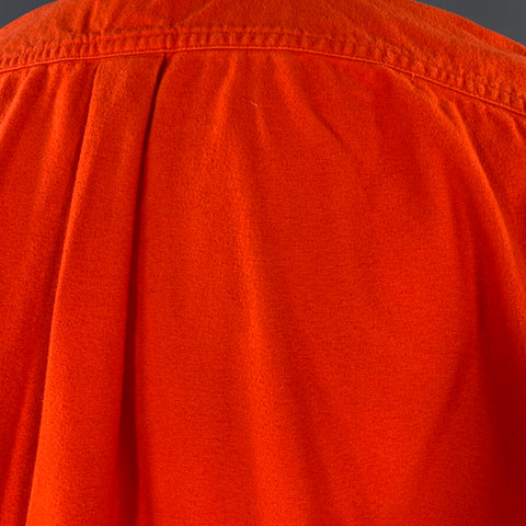 FILSON Size M Orange Cotton Two Pockets Long Sleeve Shirt