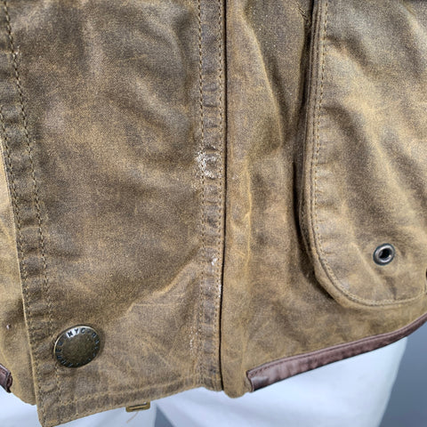 POLO by RALPH LAUREN Size XXL Brown Coated Canvas Vest