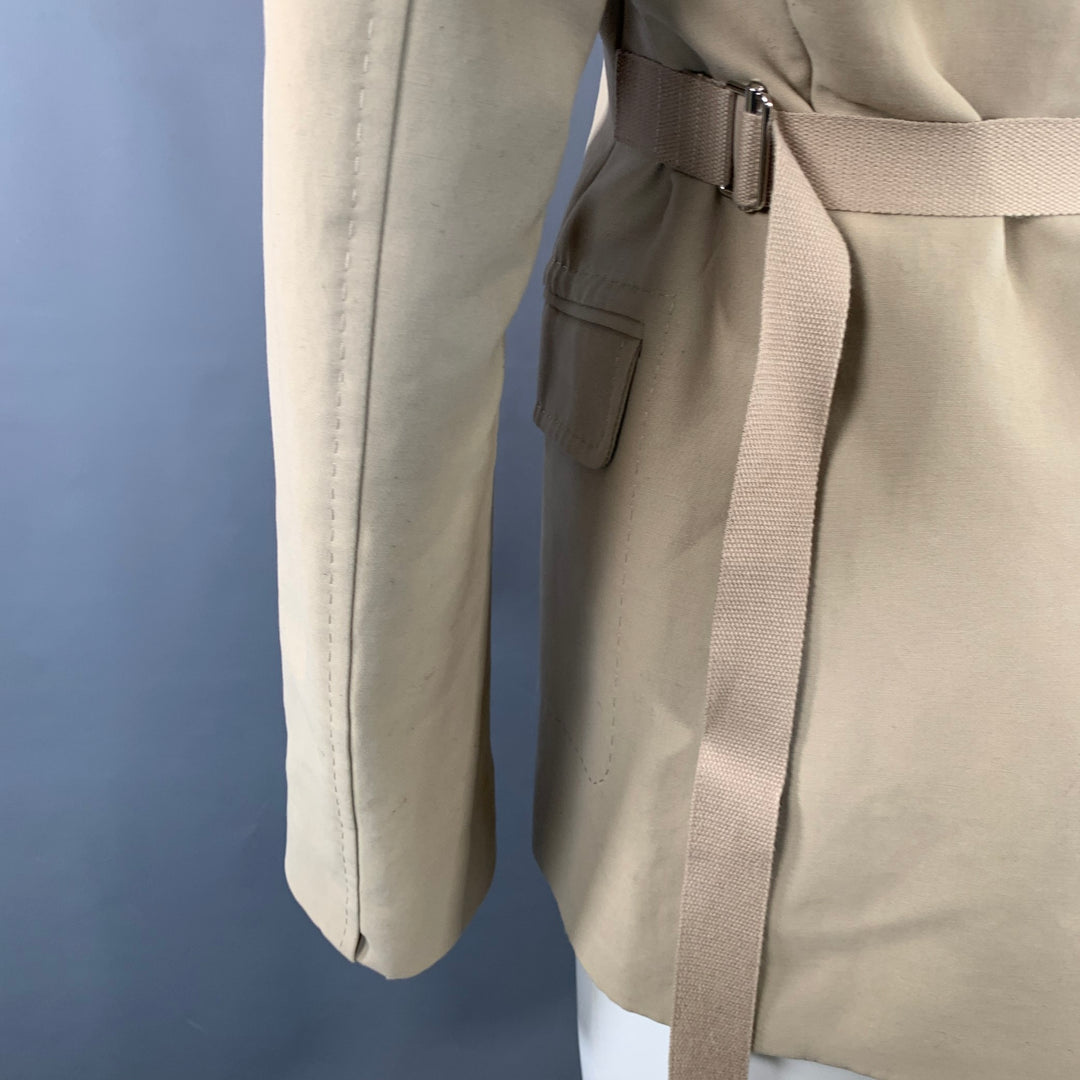 JACQUEMUS LE CHOUCHOU Size 40 Beige Cotton Blend Notch Lapel Sport Coat