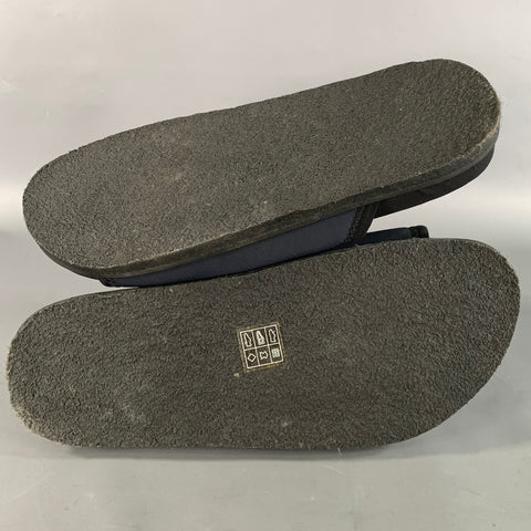 JAMES PERSE Size 11 Navy Black Solid Slide Sandals