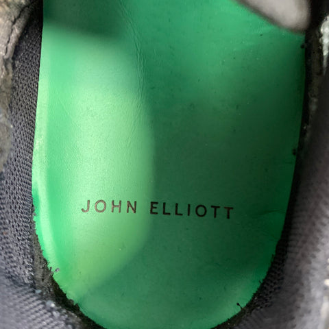 JOHN ELLIOTT Size 10 Black Mesh Nylon Lace Sneakers
